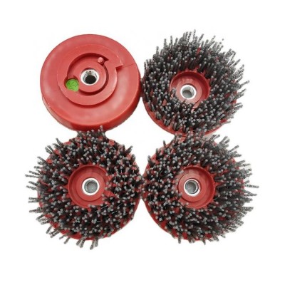 High Quality 4 Inch Round Diamond Abrasive Brush For Granite And Marble Stone