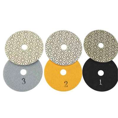 Factory Price Marble Floor Polisher 3 Steps Diamond Polishing Pad