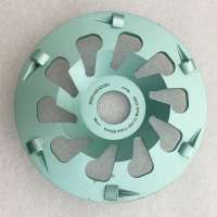 6 Inch 150mm PCD Cup Shaped Grinding Wheels for Concrete