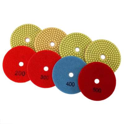 Dry Sharp Type Flexible Diamond Polishing Pad for Granite Marble Stone Sanding Disc