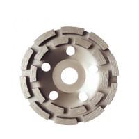 China Manufacturer 5inch 125mm Double Row Diamond Grinding Wheel for Marble Stone