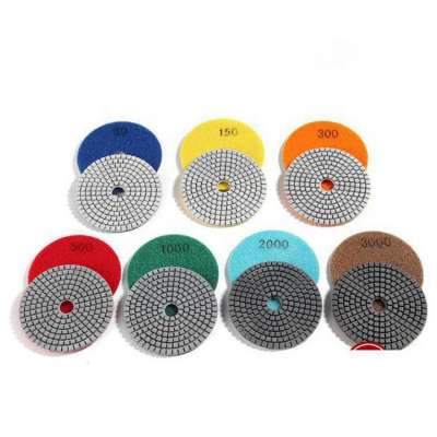 Resin Bond Flexible Grinding Disc Marble Sanding Disc Diamond Dry Polishing Pads for Granite Tile