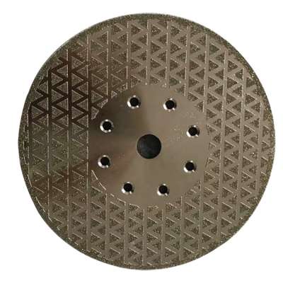 China Factory Direct Supply Electroplated Diamond Marble Saw Blade with Flange