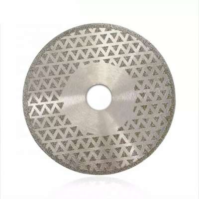 M14 Thread Both Side Coated Electroplated Diamond Cutting Disc Saw Blade for Marble Tile